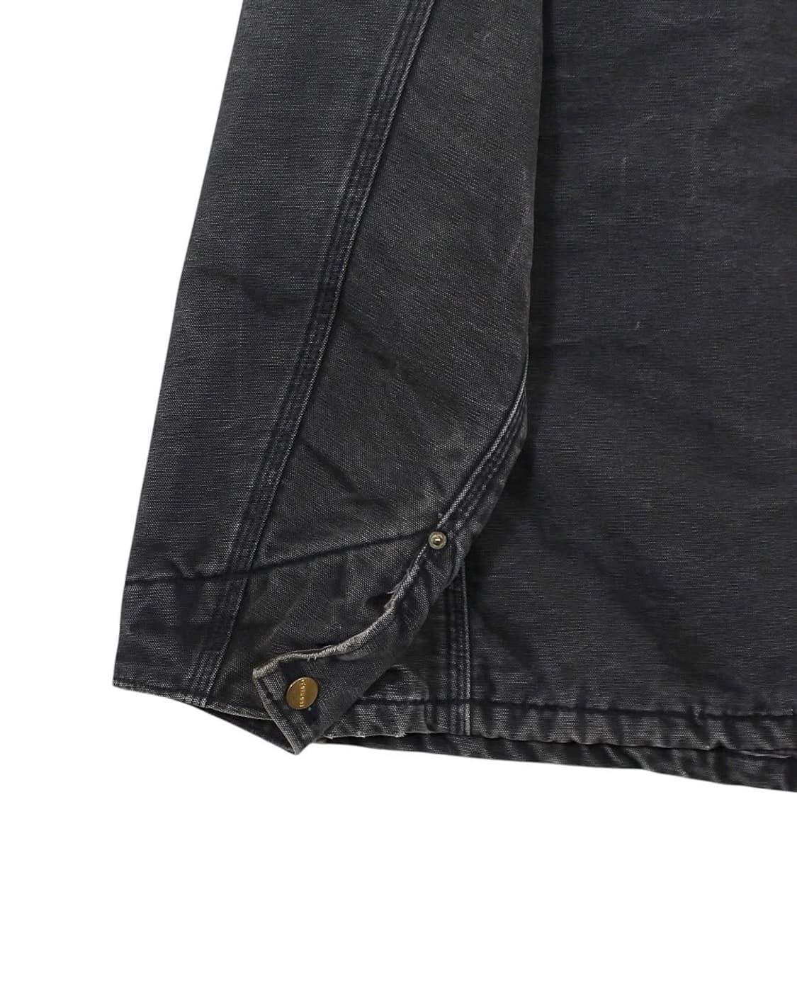 1990s USA 칼하트 C01 블랙 초어 코트 자켓 빈티지 미국제 상품이미지8