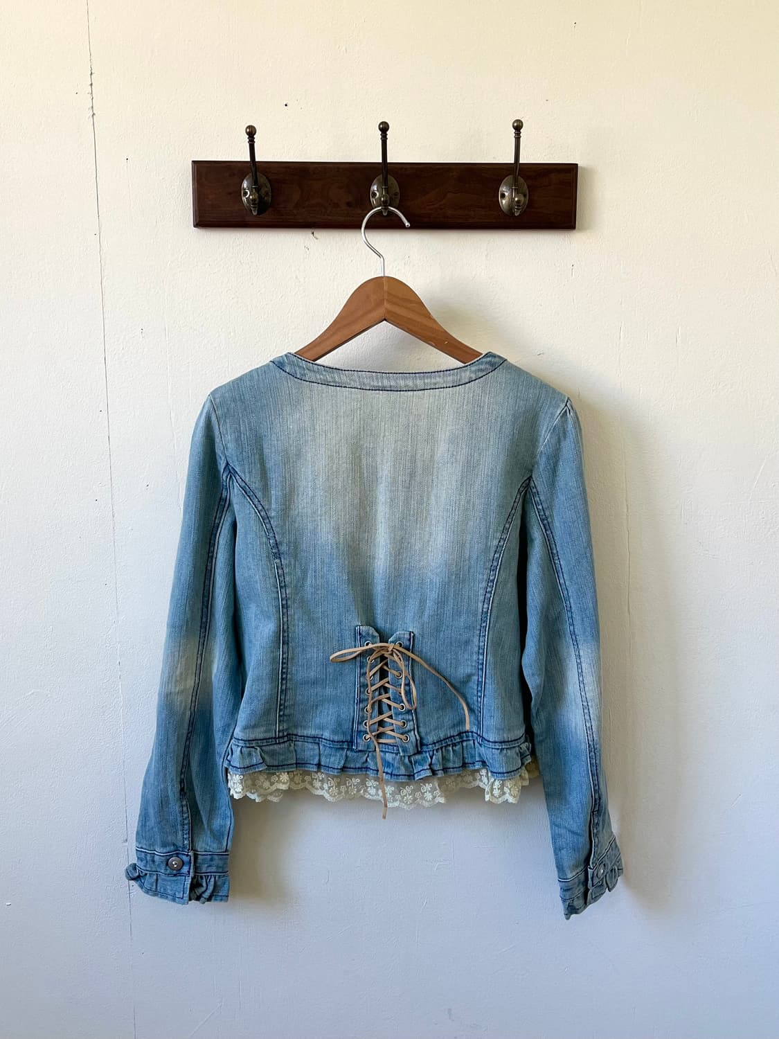 GM CIRCLE 프릴 데님 자켓 상품이미지3