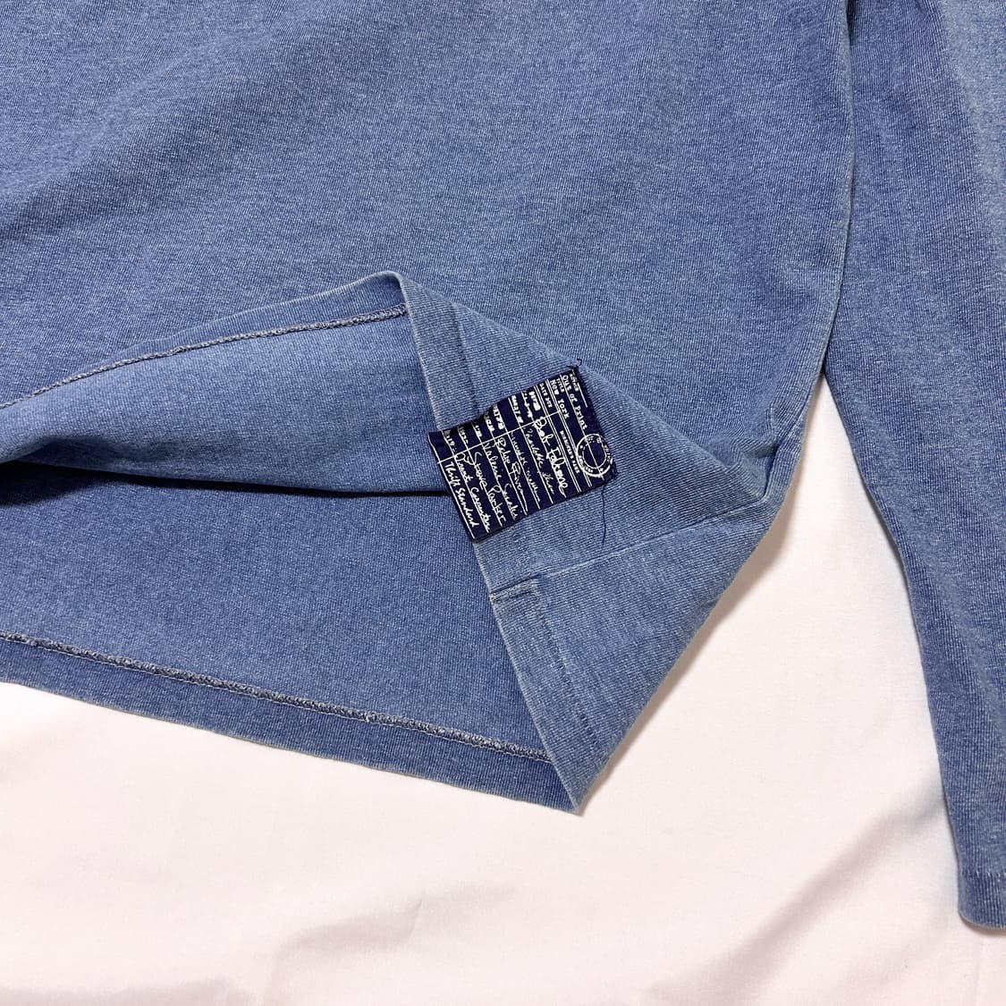 빈티지 패치워크 코튼 긴팔티셔츠 상품이미지9