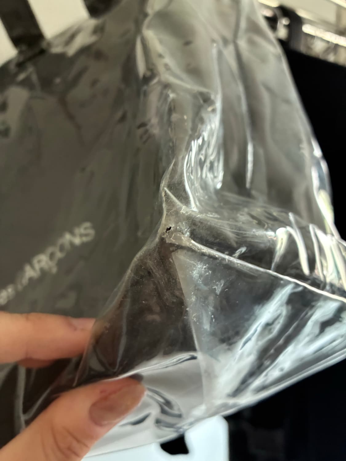 Comme de garcon PVC 백 상품이미지2