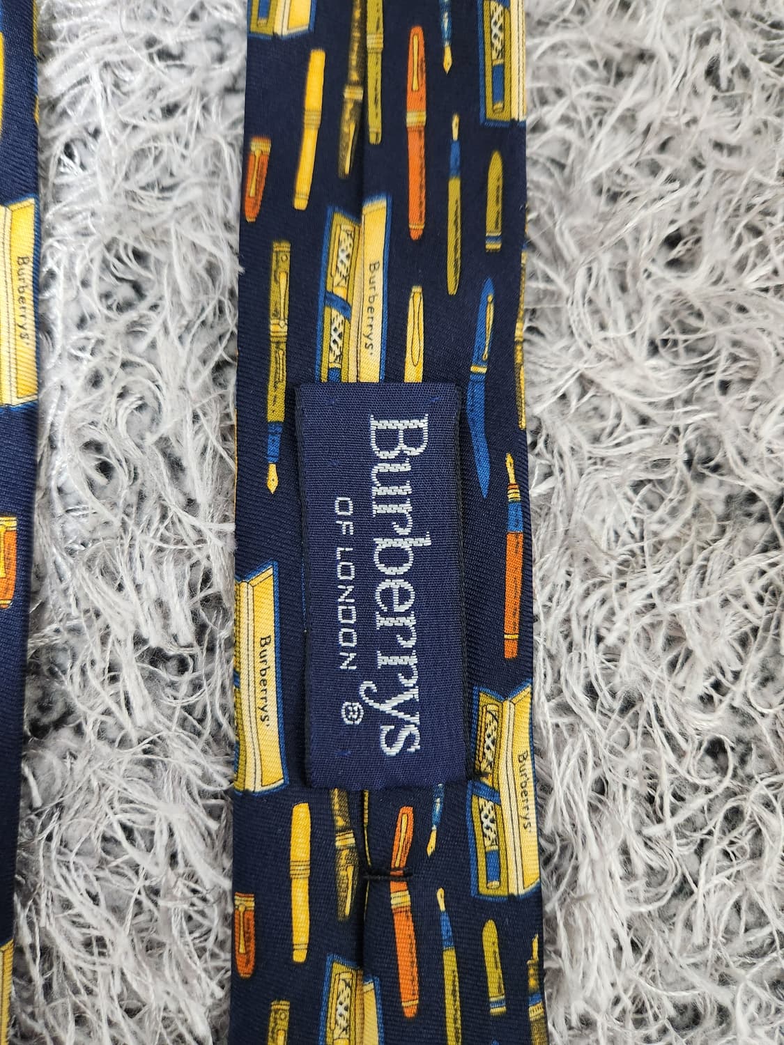 버버리Burberry 클래식 만년필 패턴 넥타이 Free - N10 상품이미지5