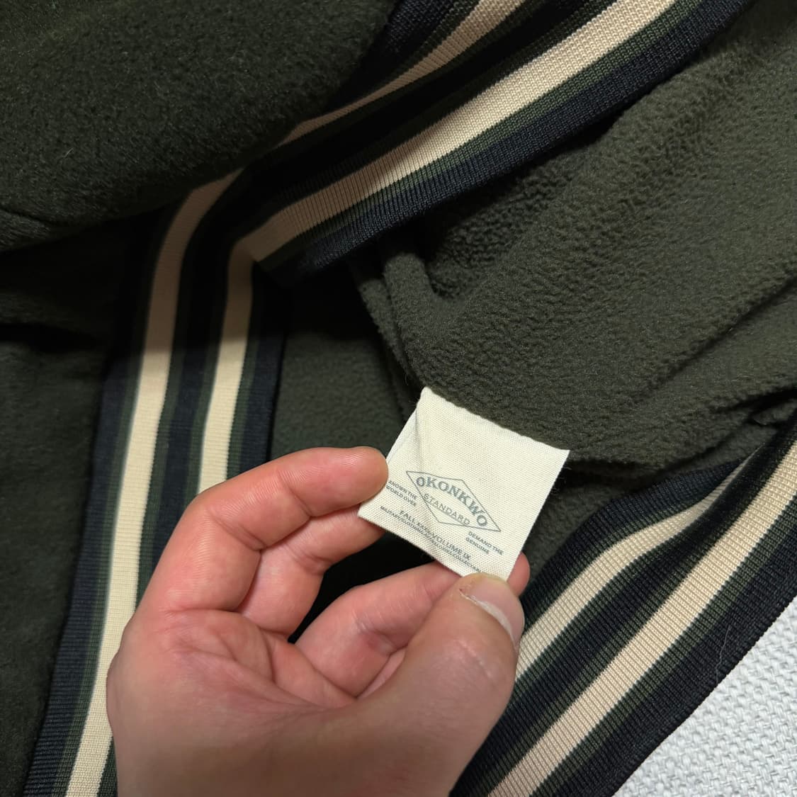 오콘쿼 빈티지 울 바시티 자켓 상품이미지3