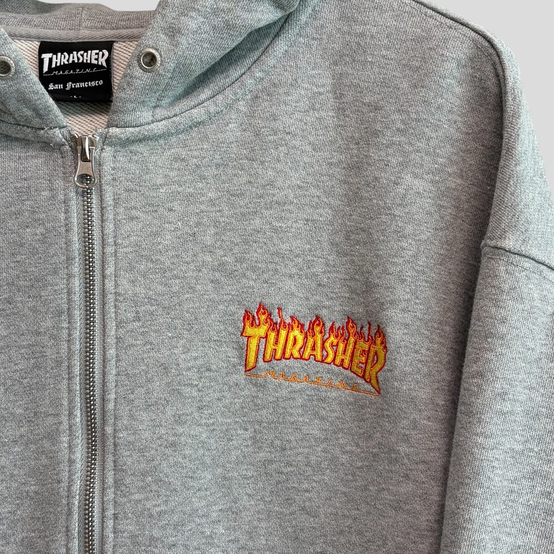 (L)THRASHER 트레셔 스웨트 후드집업 상품이미지3