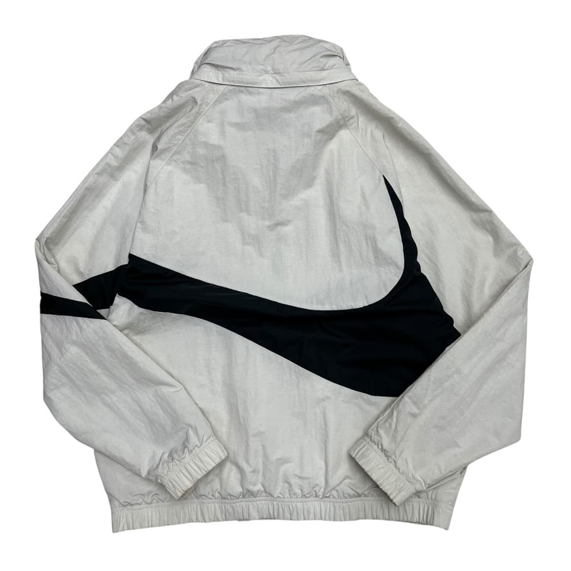 나이키 블랙 스우시 화이트 바람막이 S 상품이미지5