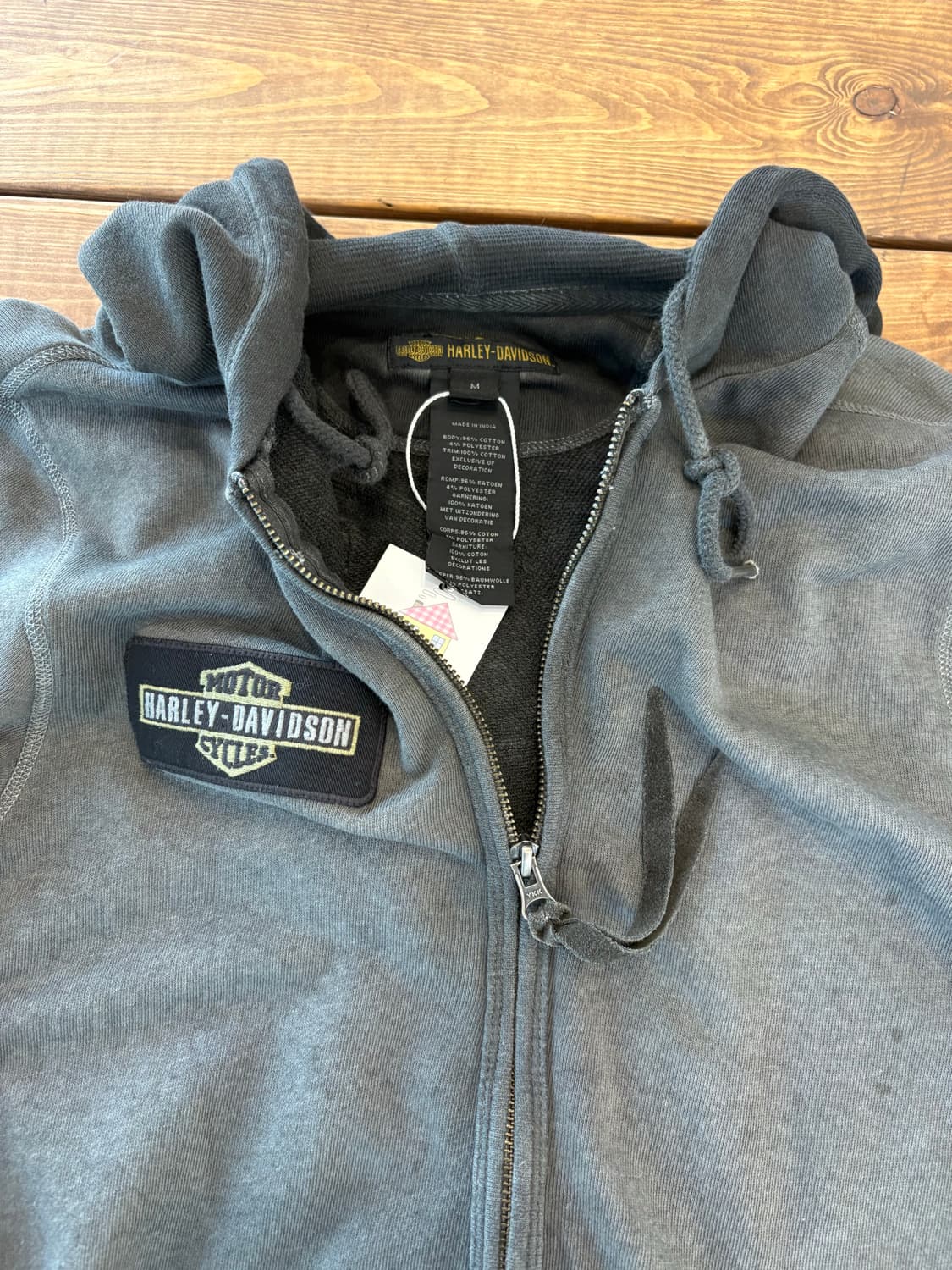 할리데이비슨 패턴 후드집업 상품이미지9