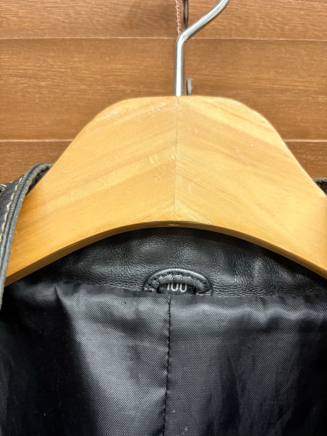 빈티지 레이싱 싱글라이더 스티치 양가죽 자켓 상품이미지6