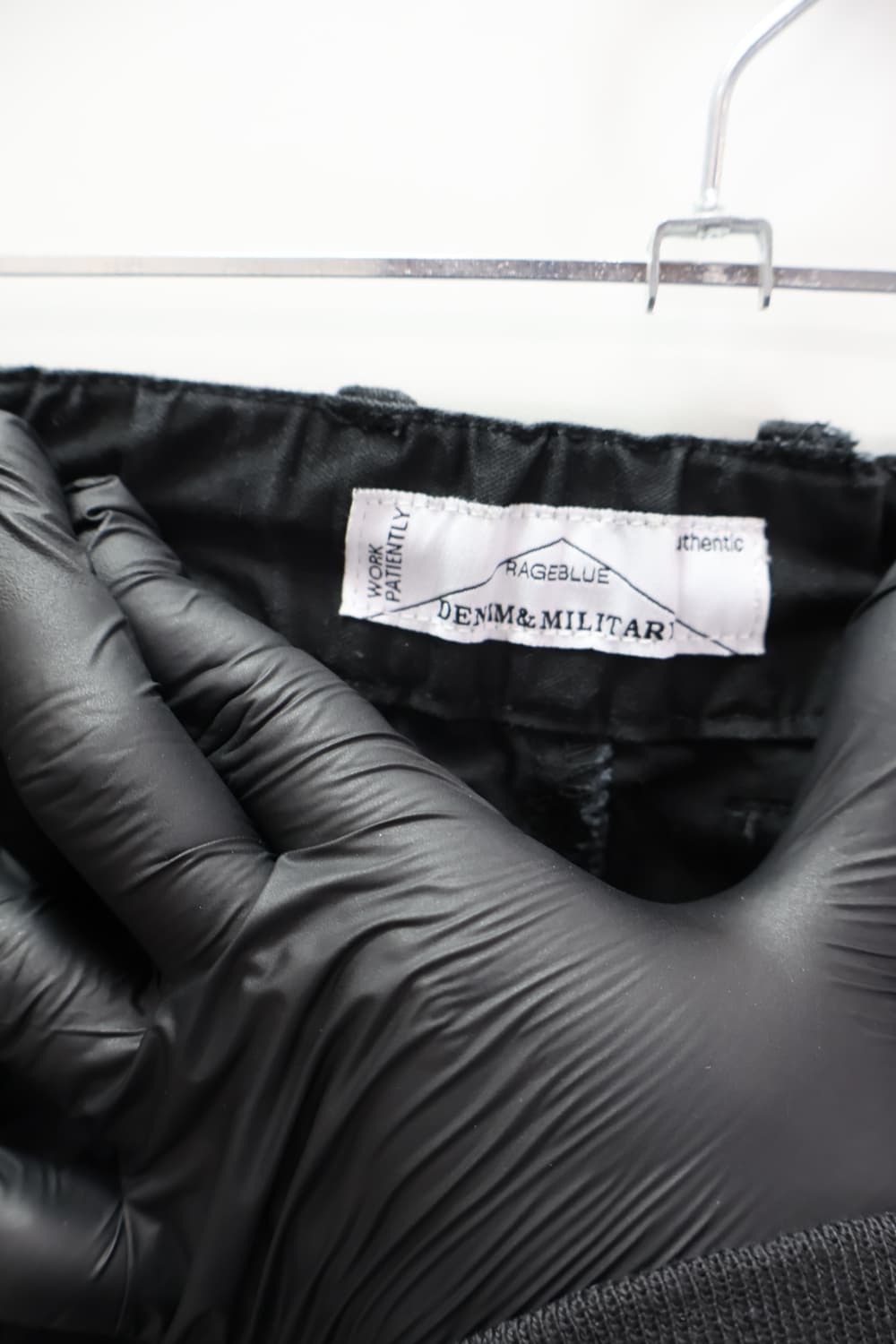 RAGEBLUE Black Cargo Jogger – M 상품이미지6