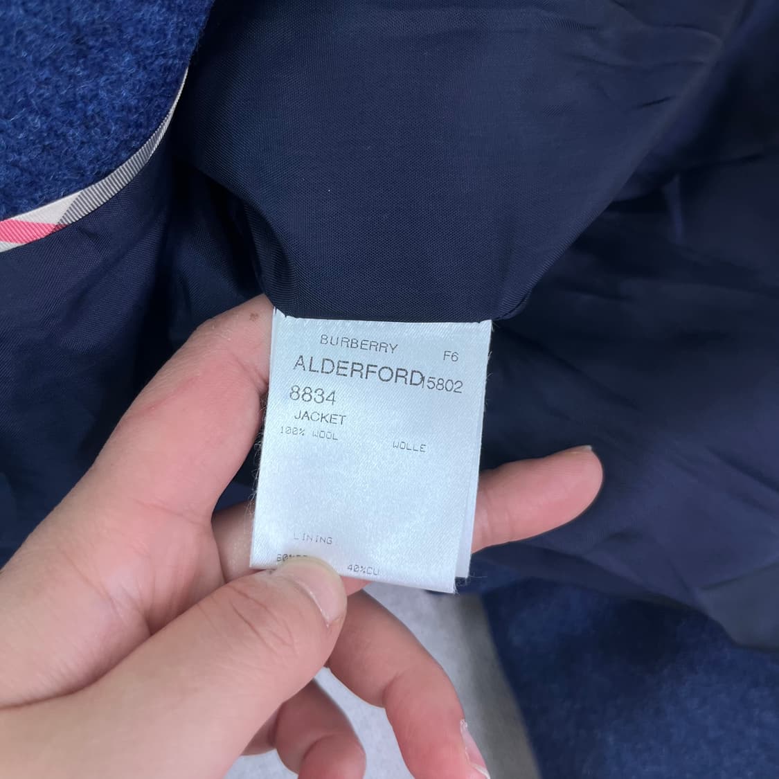 W 100 버버리 울 블레이저 자켓 상품이미지5