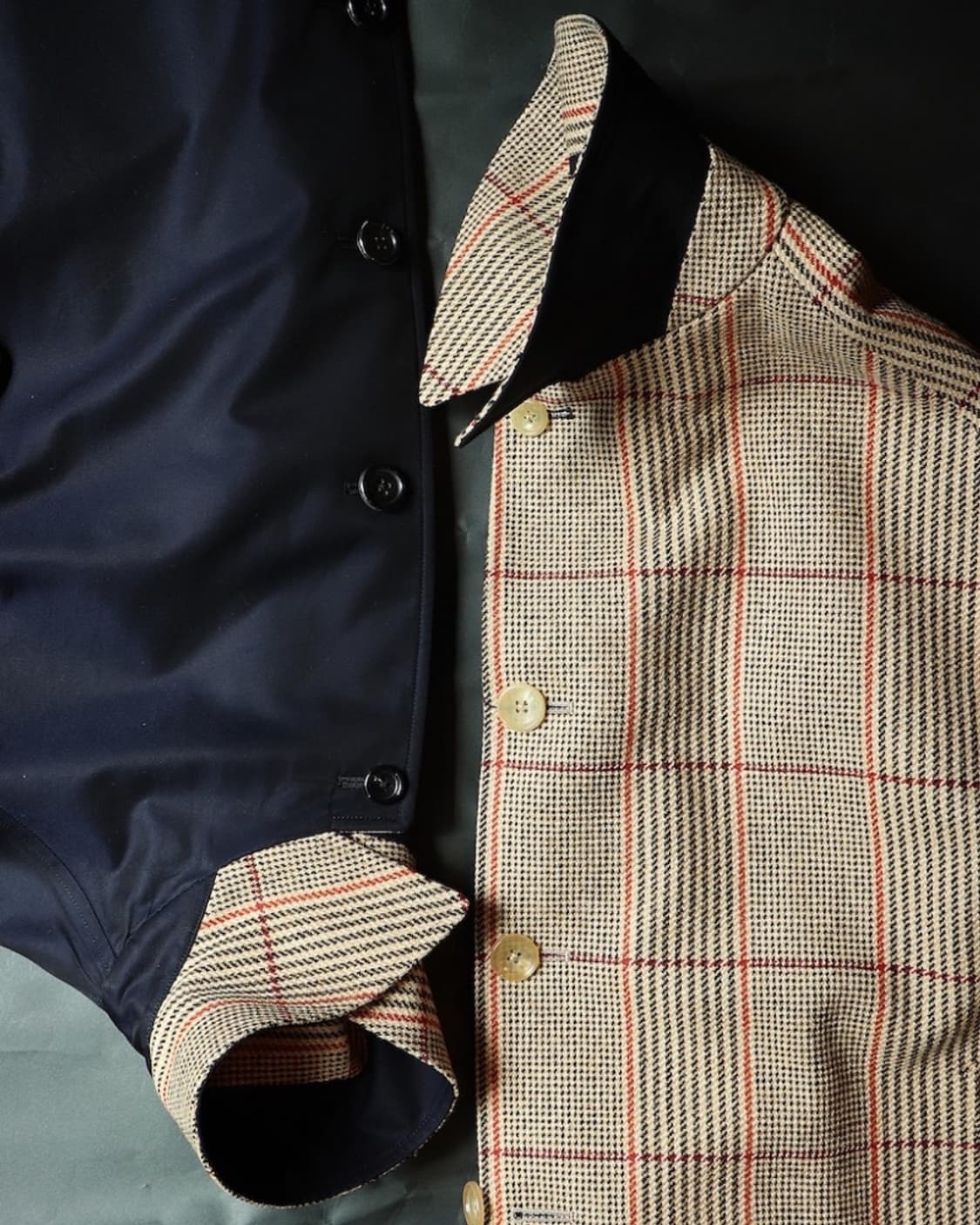 22FW 아나토미카 삿포로 한정 싱글래글런2 리버시블 코트 52사이즈 상품이미지1