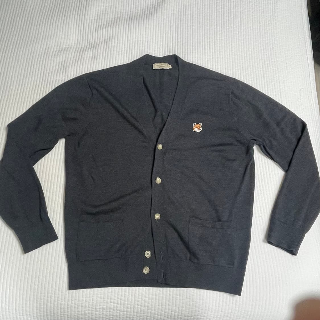 메종 키츠네 가디건(멜란지) xl 상품이미지3