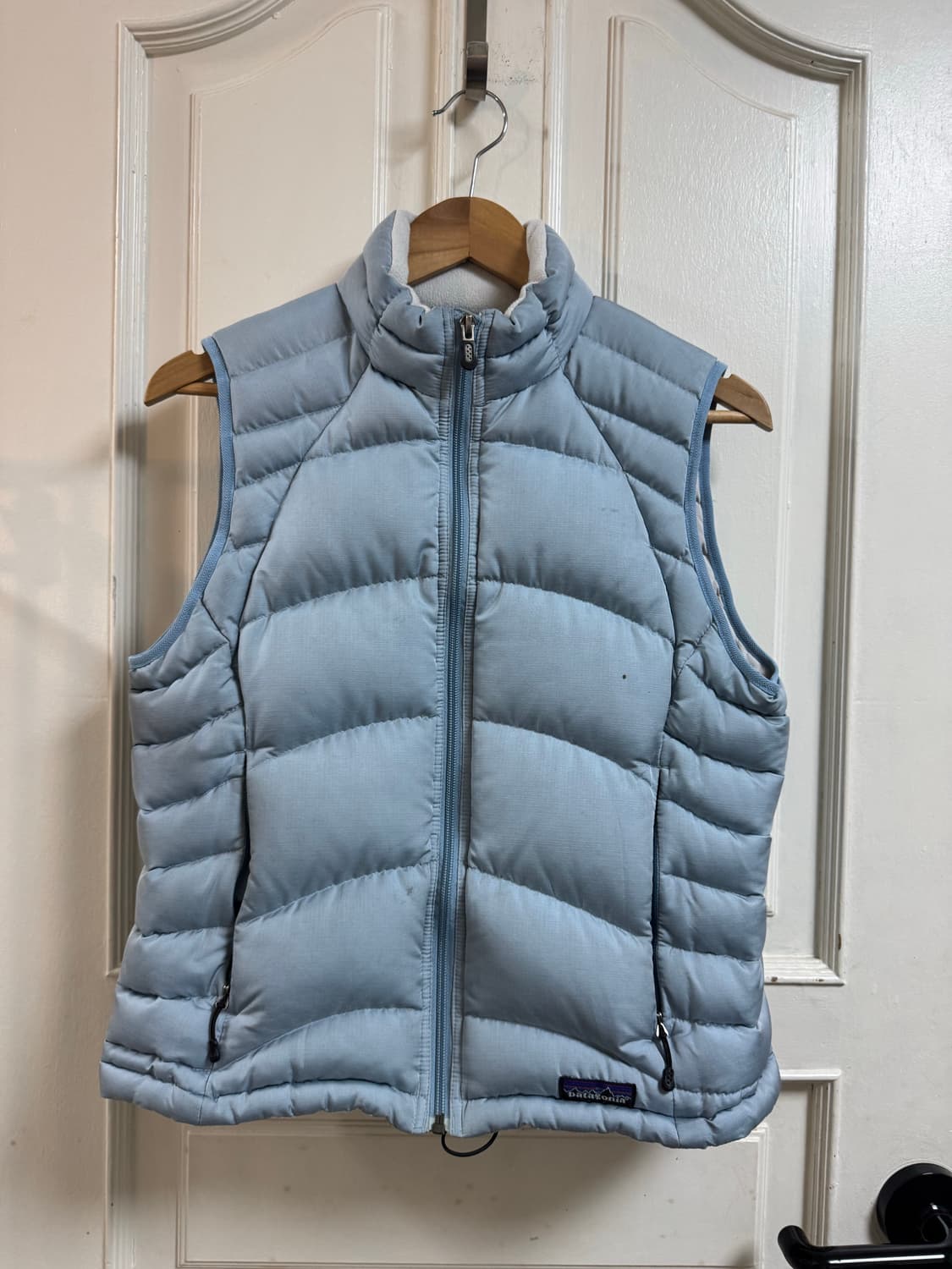 파타고니아 Patagonia 하늘색 구스다운 패딩 조끼 베스트 상품이미지1