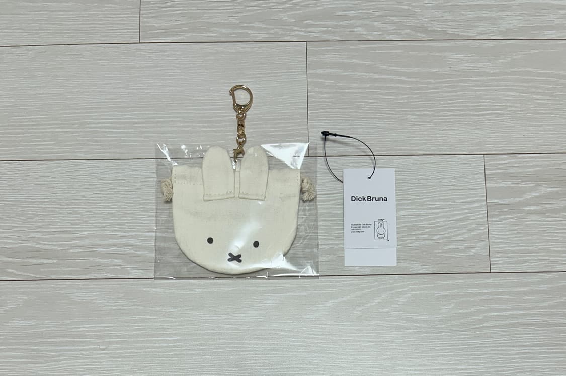 미피 조이개 파우치 키링 아이보리 상품이미지1