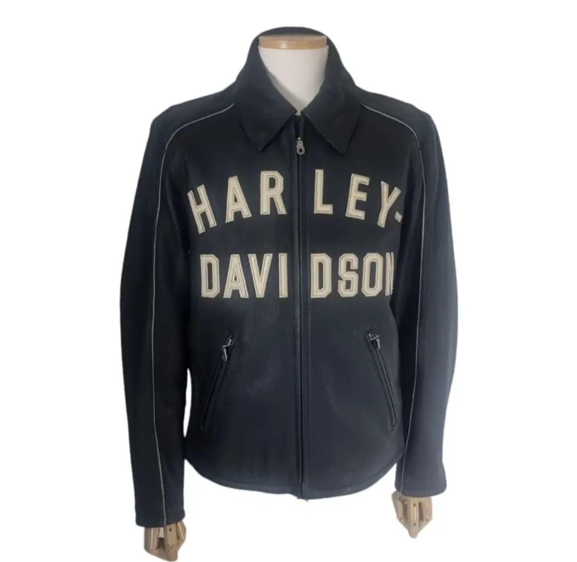 (M) 03년 할리데이비슨 100주년 라이더자켓 할리데이비슨가죽자켓 상품이미지2