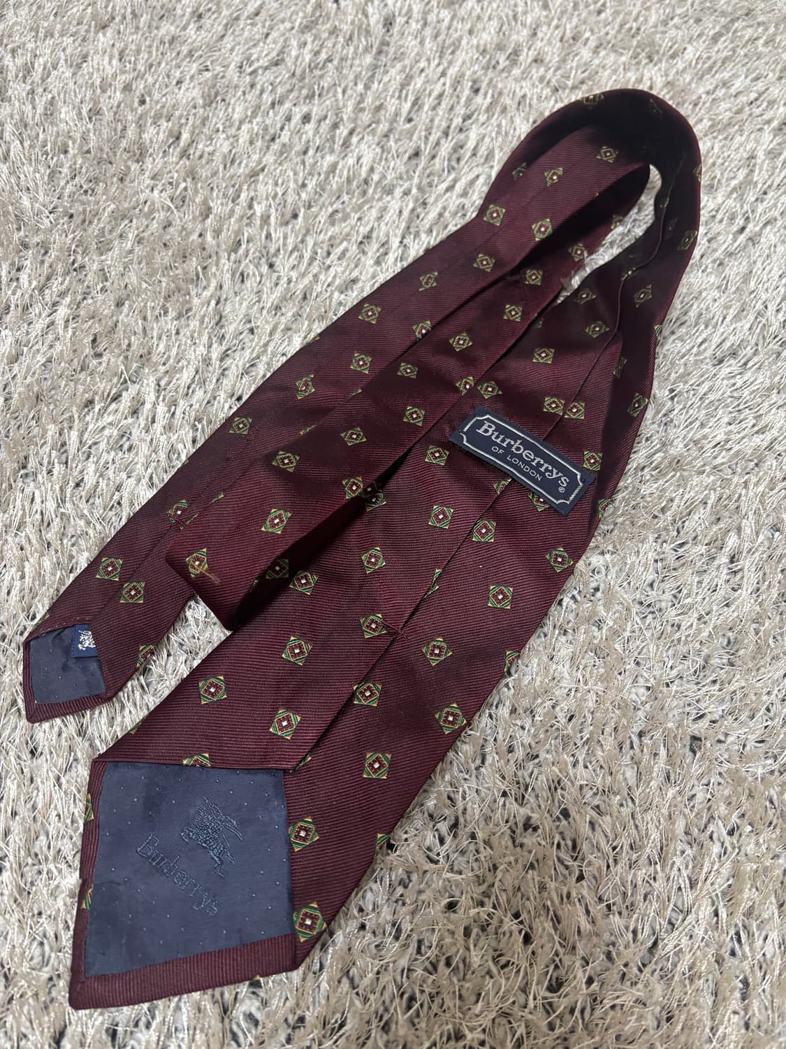 미국제 버버리 실크 100프로 넥타이 상품이미지6