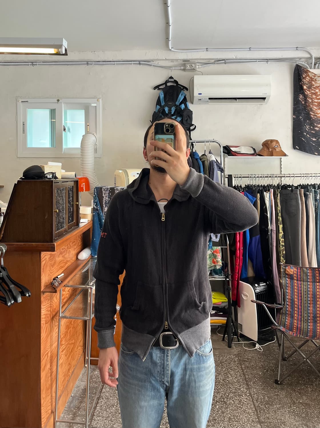 TMT 써멀 2way 후드집업 상품이미지2