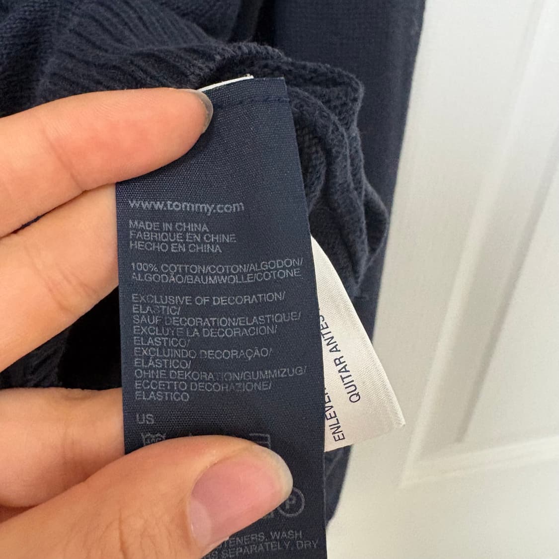 타미 힐피거 니트집업 (네이비) 상품이미지5