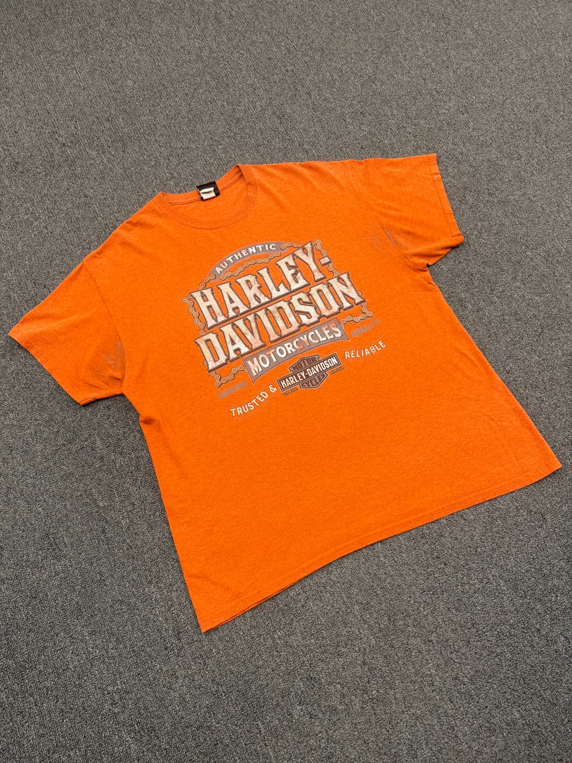 XL) 할리데이비슨 빈티지 이글 프린팅 반팔 티셔츠 상품이미지1