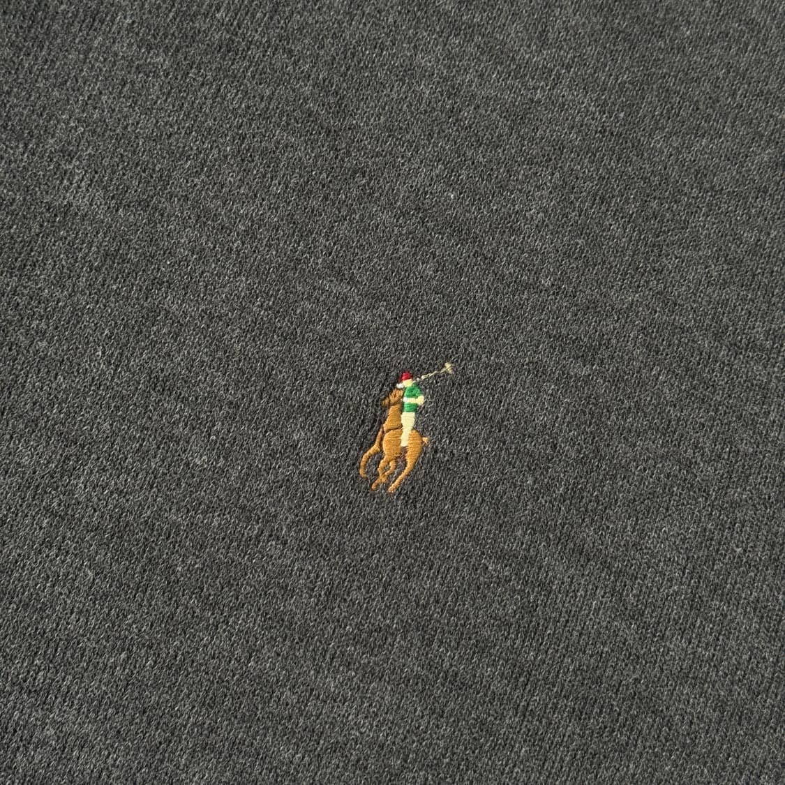 폴로랄프로렌 차콜 니트 반집업 XL 상품이미지4