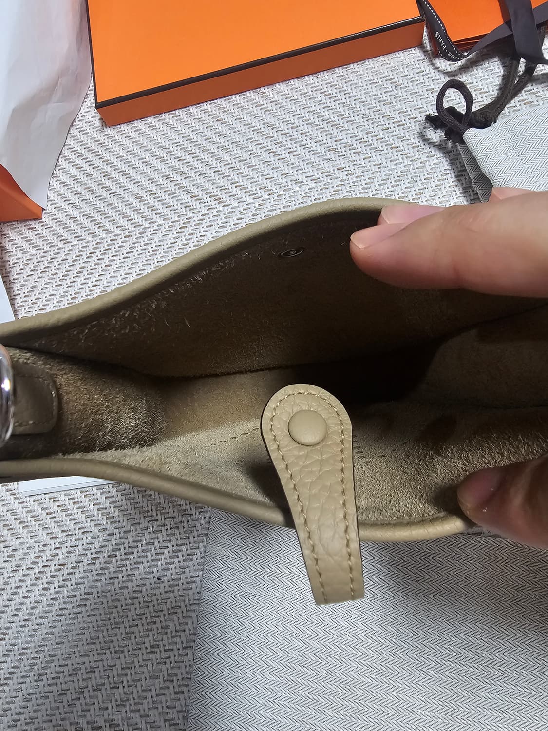 에르메스 미니 에블린 뿌시에르 박스채 새제품 k각인 상품이미지4