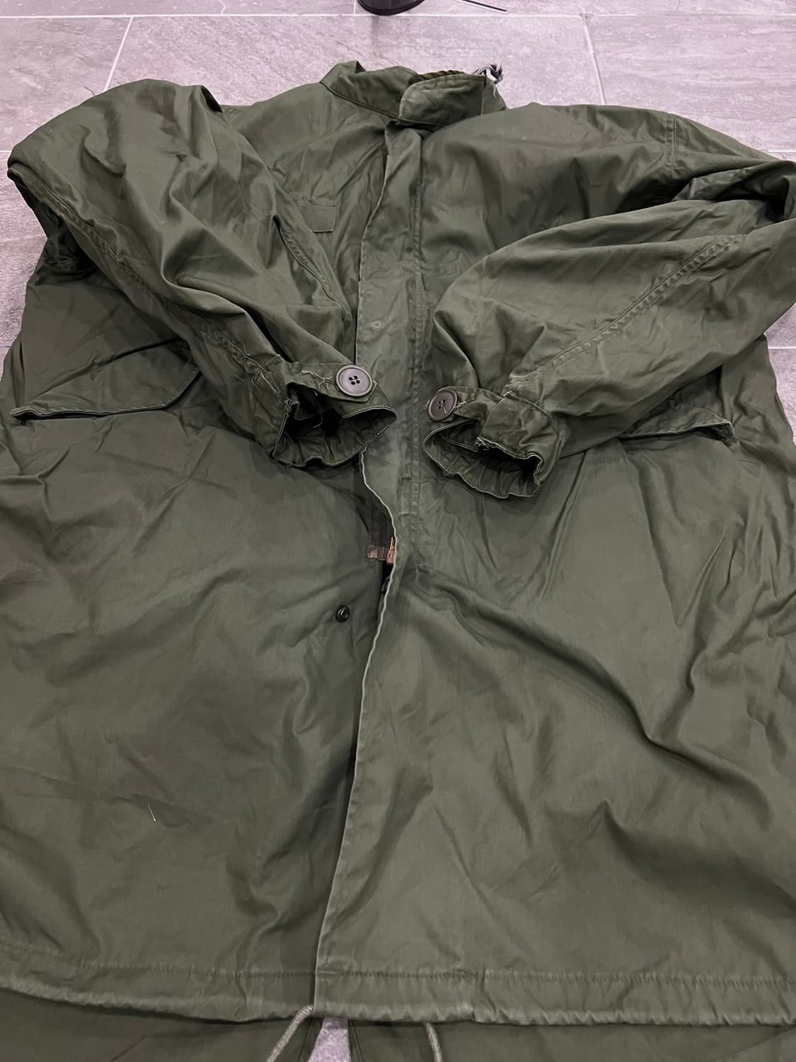 (M) M65 피쉬테일 오리지널 개파카  상품이미지6