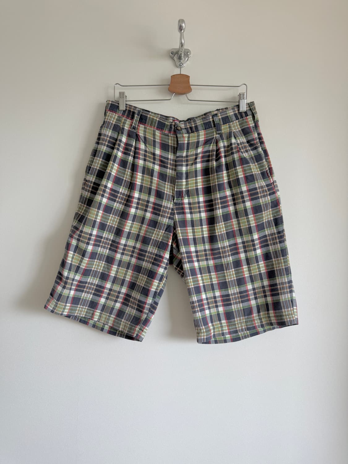 챕스 랄프 로렌(Chaps Ralph Lauren) 체크 반바지 팬츠 상품이미지1