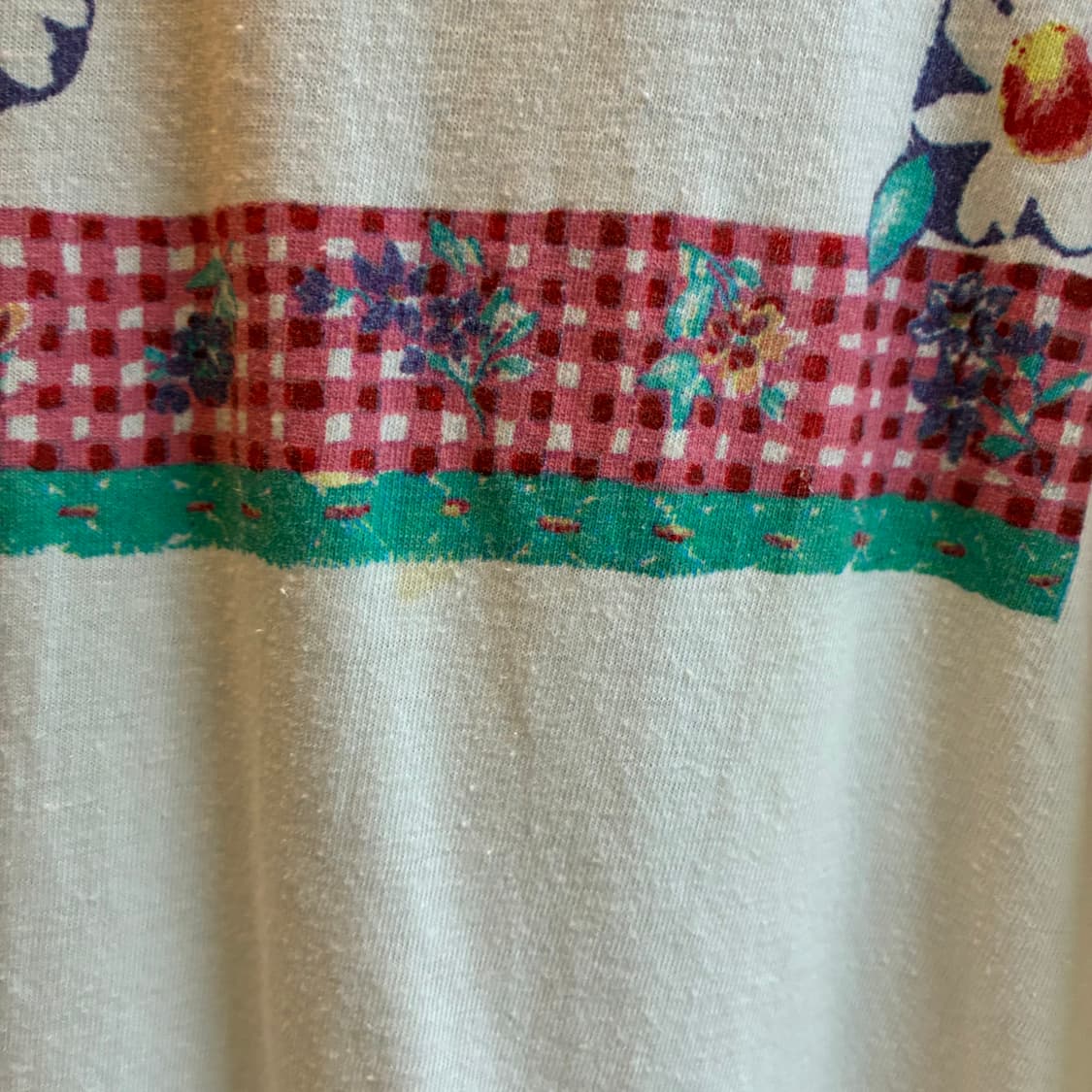 90’s Floral Graphic Tee Made in USA 상품이미지5