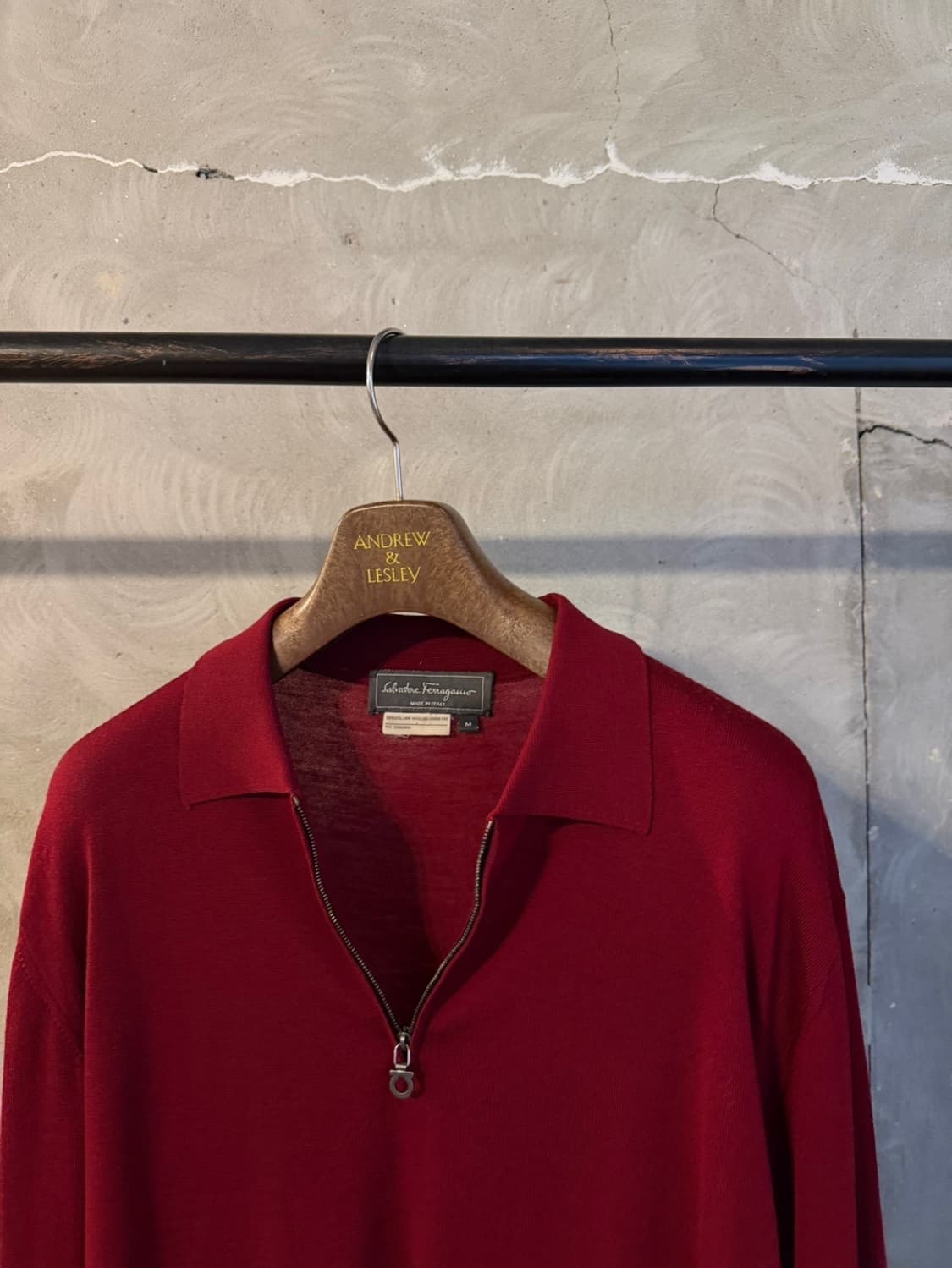 살바토레 페라가모 짚업 니트 100 상품이미지6