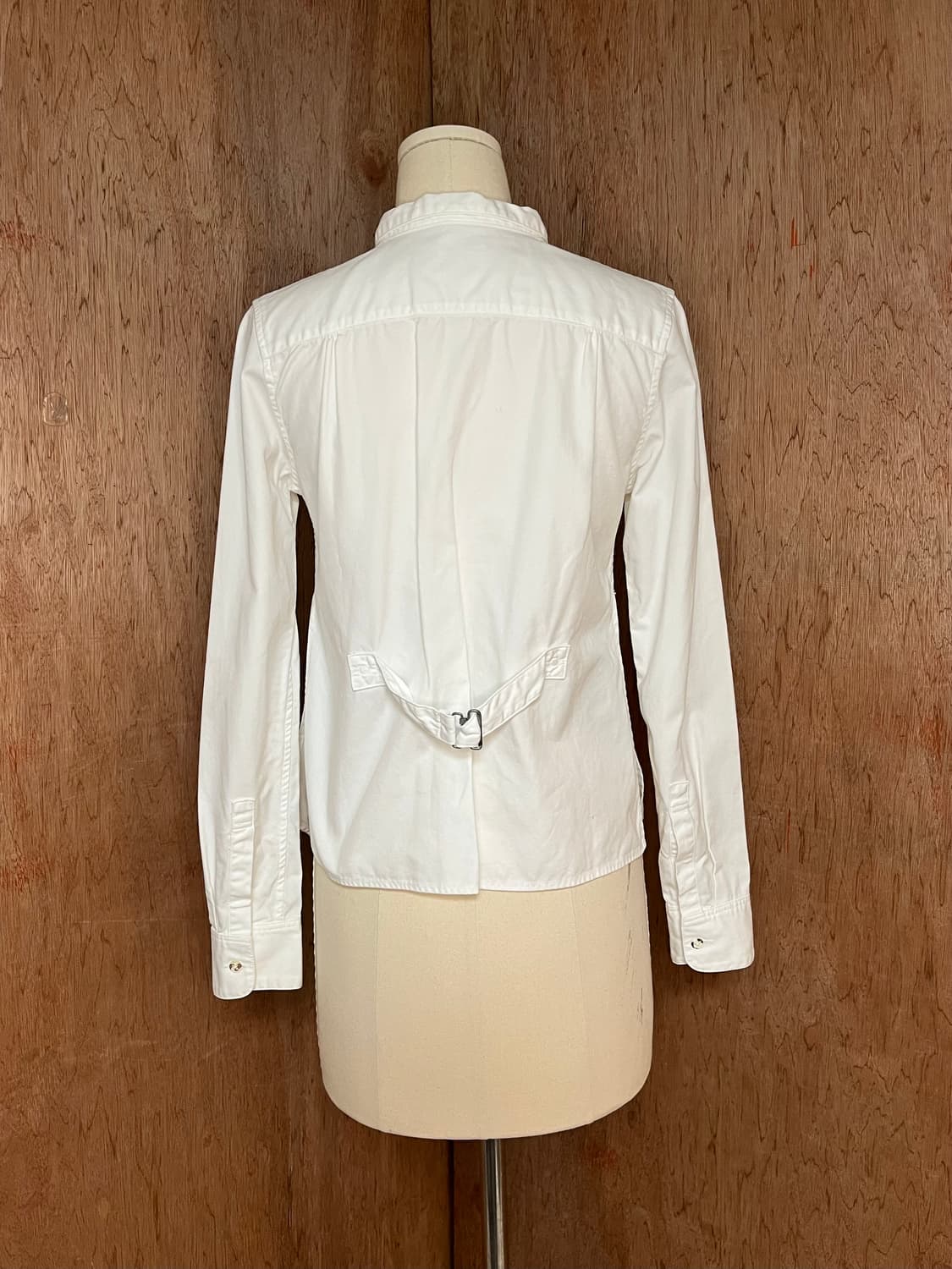 캐피탈 프릴 칼라 코튼 셔츠 상품이미지3