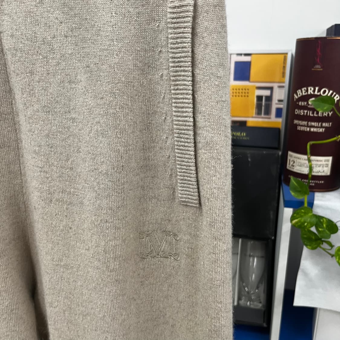 막스마라 울/캐시미어 블렌드 조거팬츠 M 상품이미지3