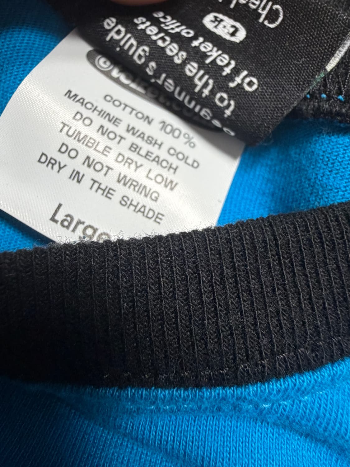 테켓 롱슬리브 블루 L 상품이미지2