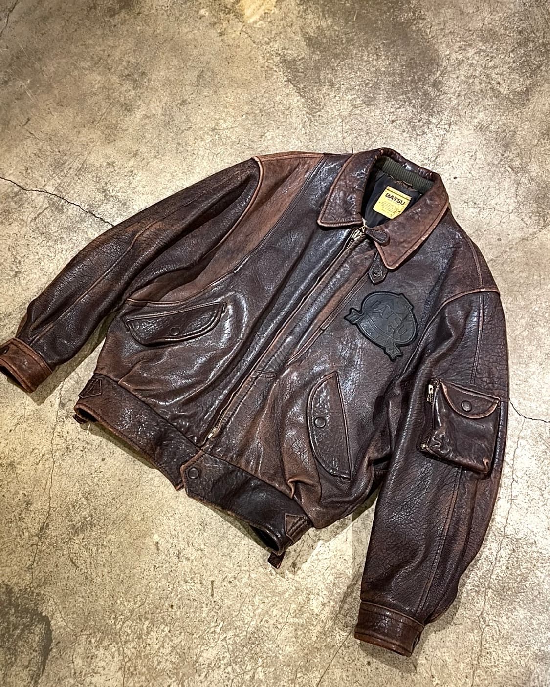 바츠 램스킨 봄버 타입 자켓 상품이미지2