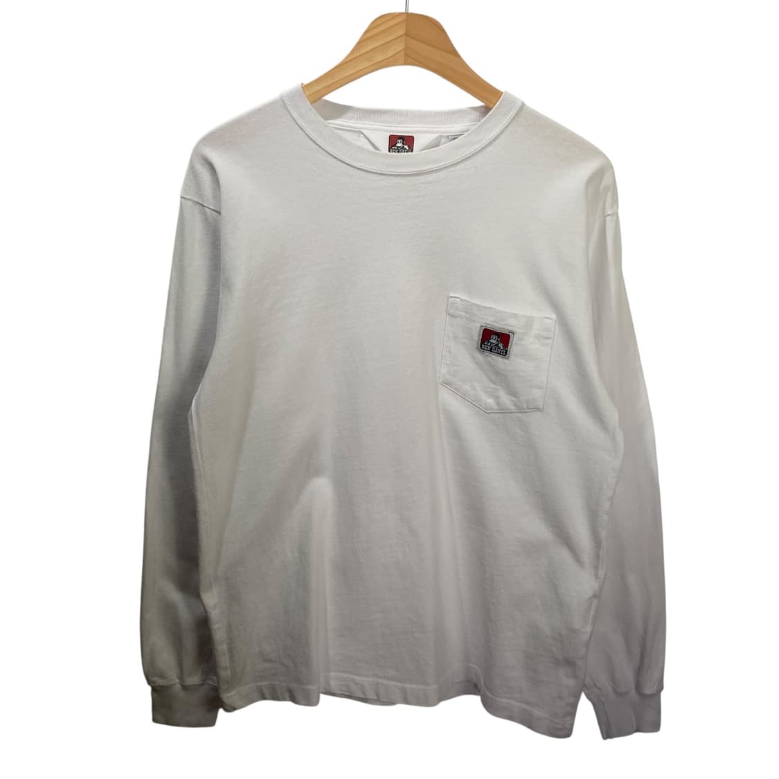 벤 데이비스 포켓 화이트 롱 슬리브 상품이미지2