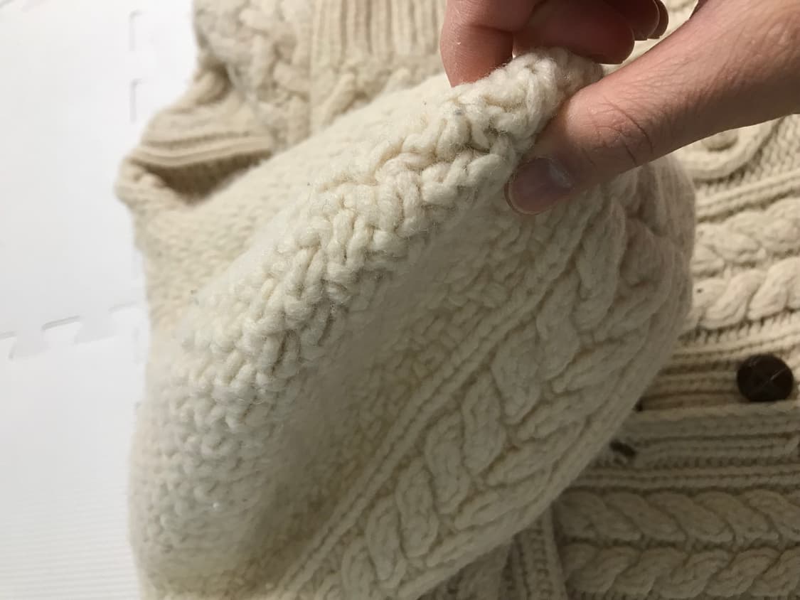 빈티지 폼폼 후드니트가디건 상품이미지6