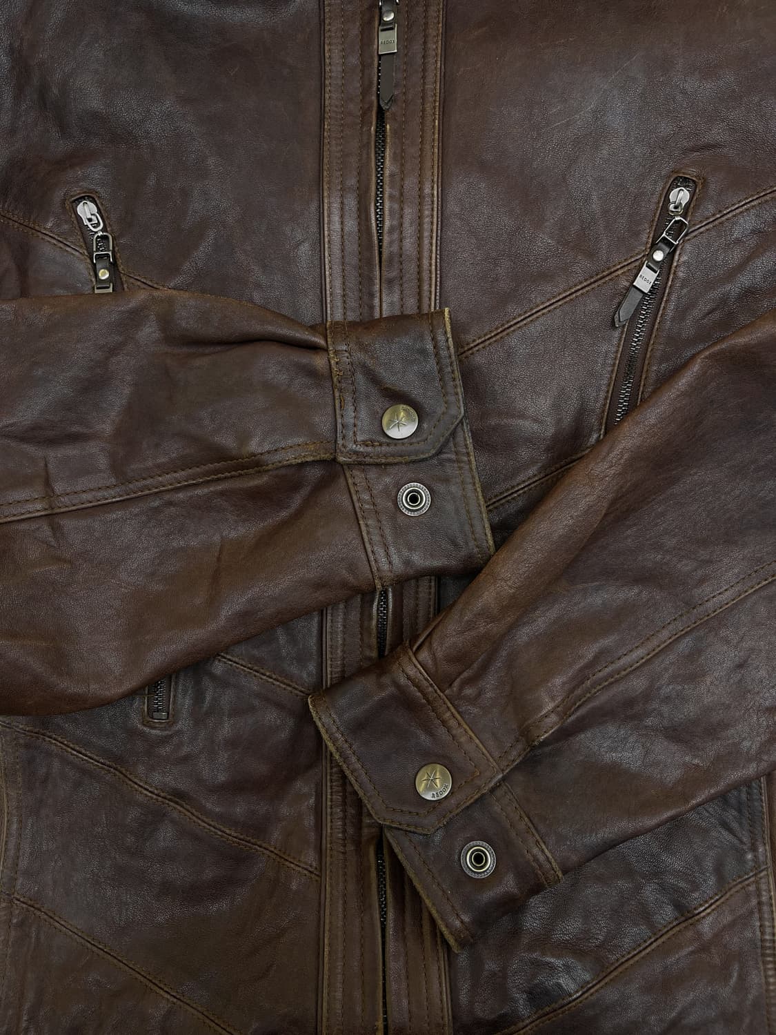 레드옥스 메카닉 레더 자켓 상품이미지6