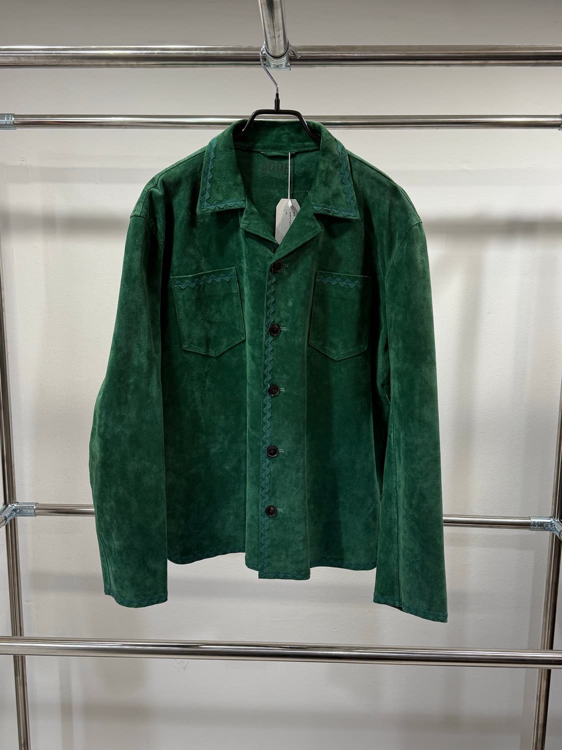 BODE — Suede Rickrack Workshirt 상품이미지1