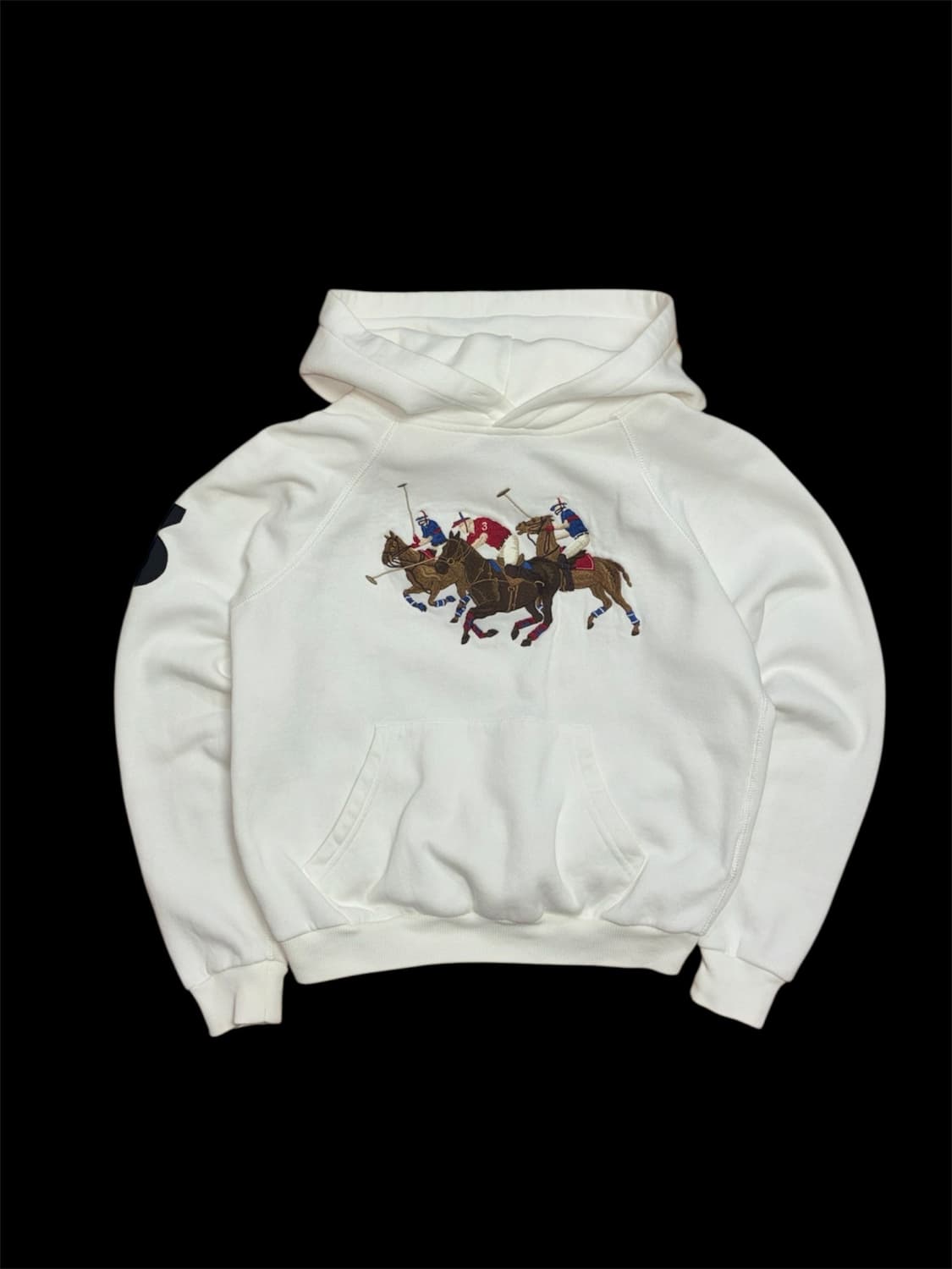 폴로 랄프로렌 화이트 트리플 후드 상품이미지1