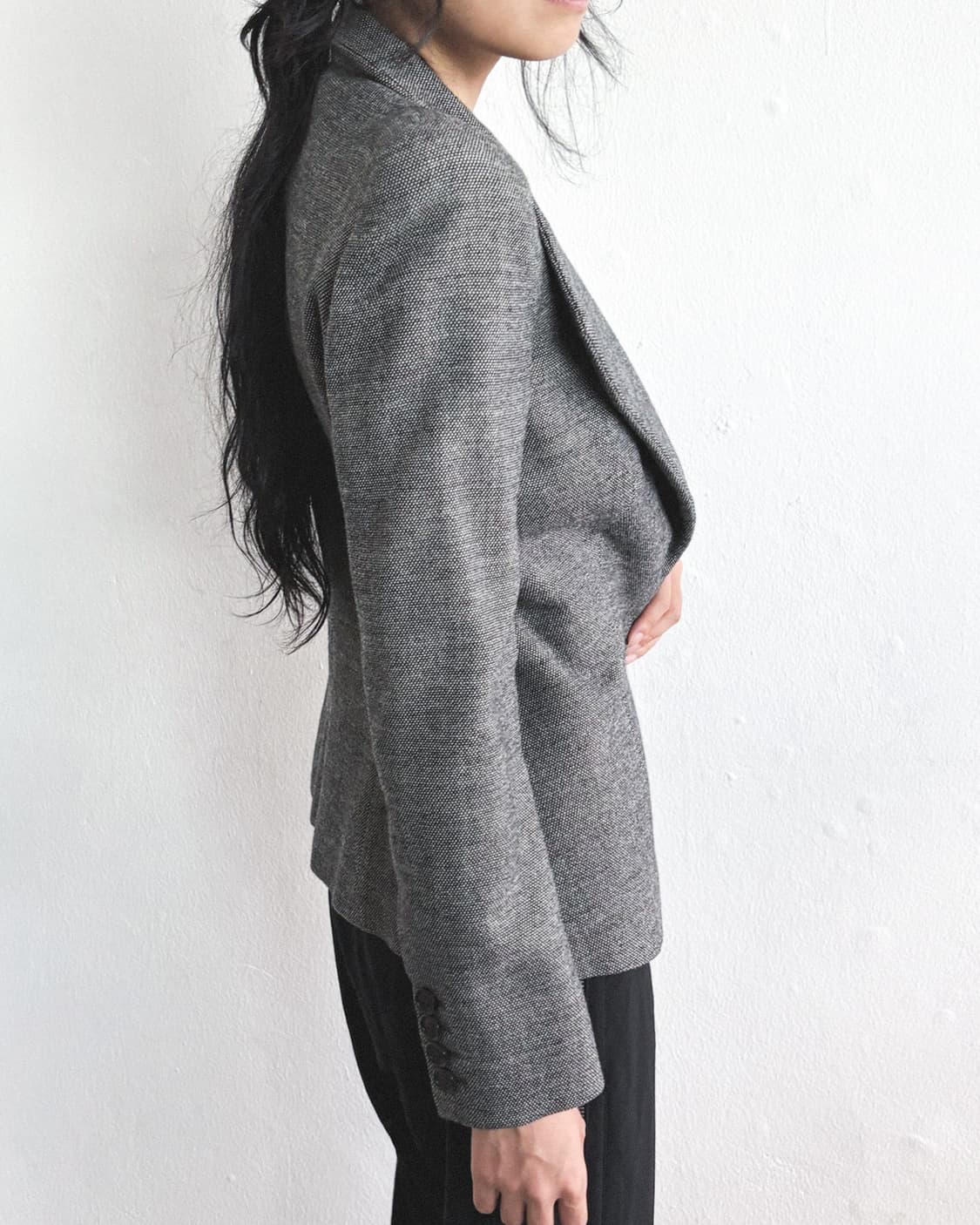 알렉산더맥퀸 라나 울 테일러드 크롭컷 블레이져 상품이미지4