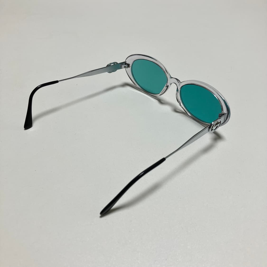 스틸 컬러 빈티지 선글라스 mint green 상품이미지4