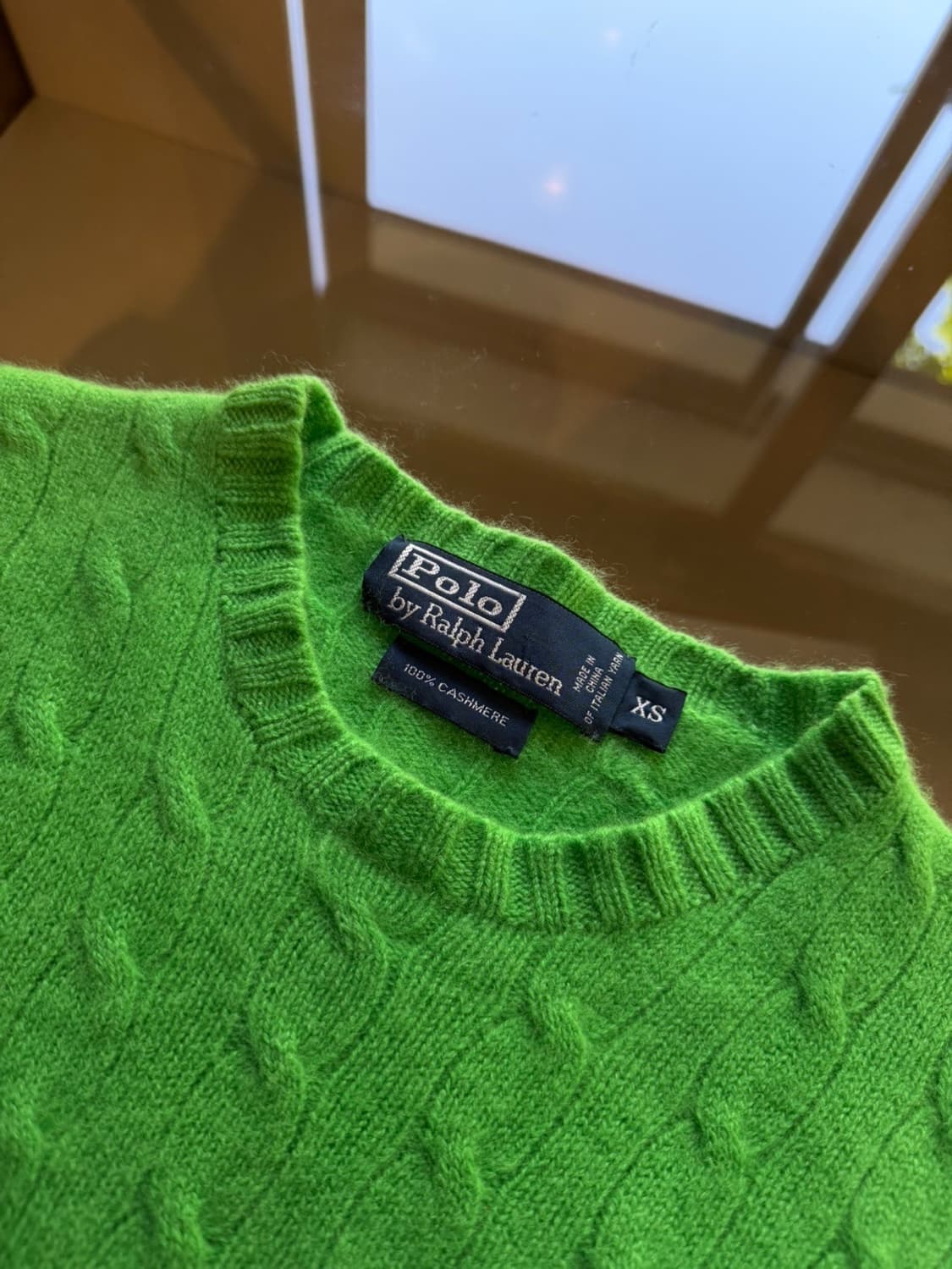 폴로 랄프로렌 캐시미어 케이블 니트 55~66 상품이미지8