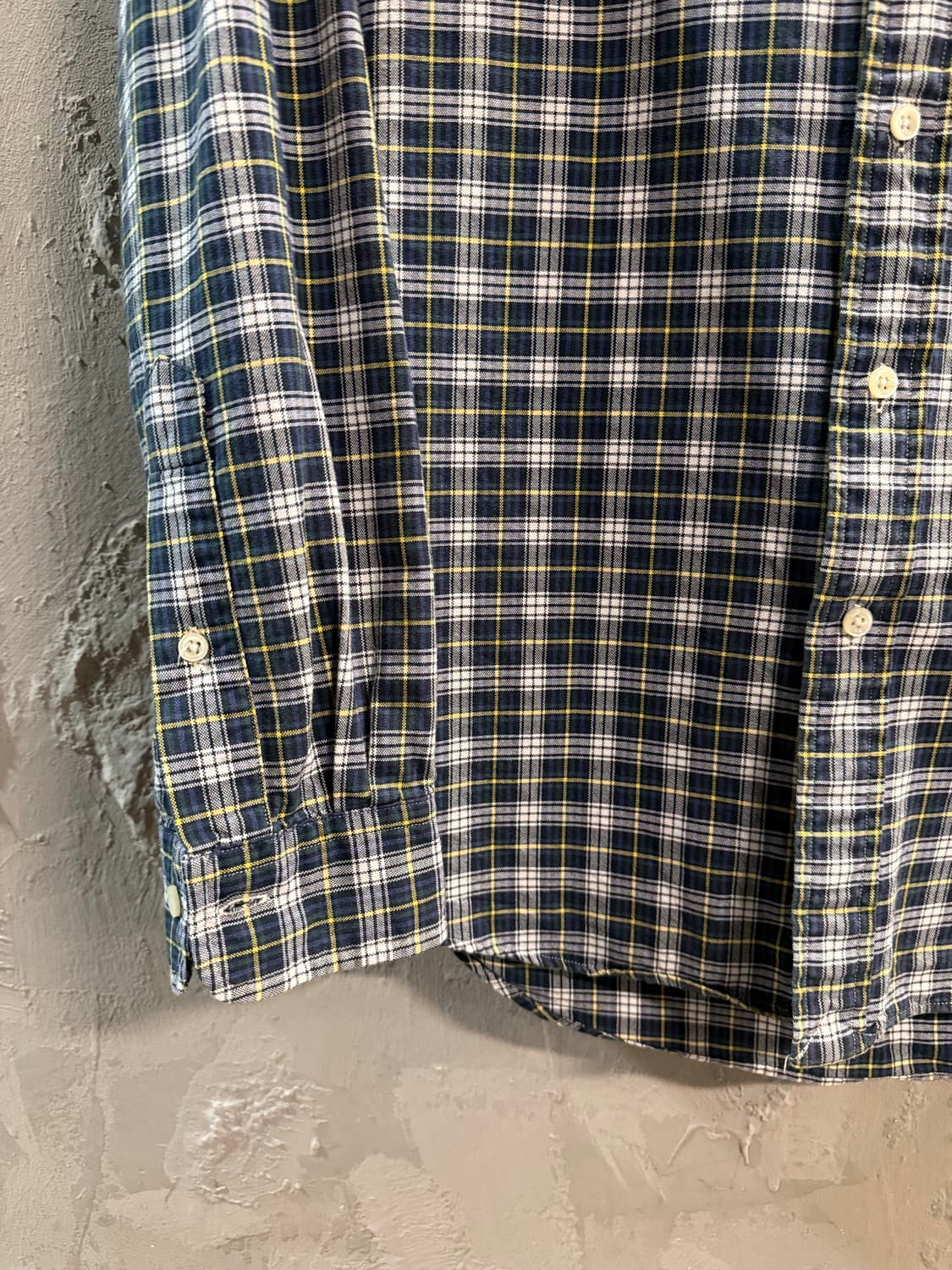 폴로 랄프로렌 클래식 체크 버튼다운 셔츠 그린 M 상품이미지2