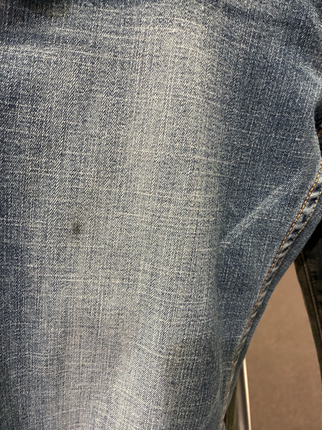 OS)Japanese vintage 여성 스터드 디테일 데님팬츠 상품이미지10