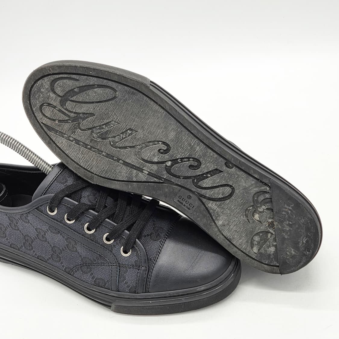 구찌 우먼스 GG 로우탑 스니커즈 블랙 (39)  상품이미지3