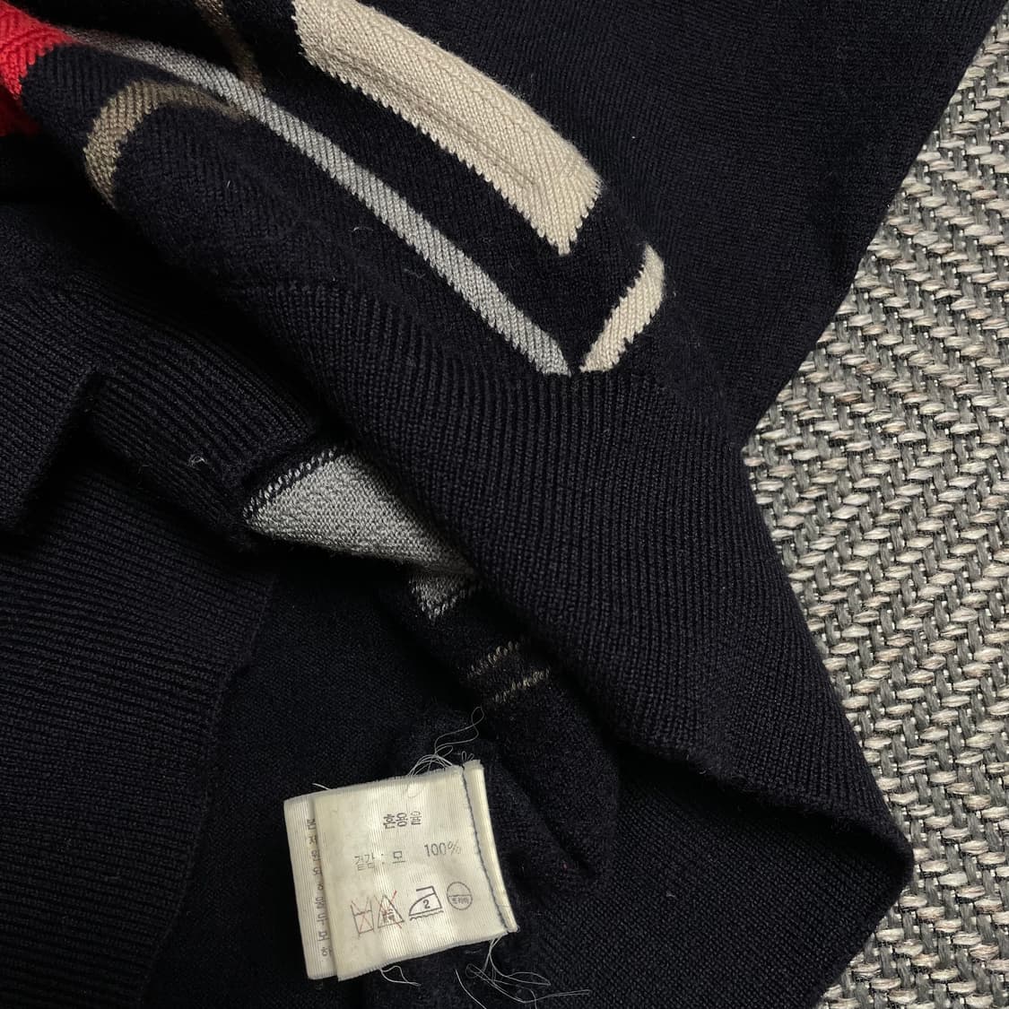 Paolo Gucci 아카이브 아가일 패턴 니트y 5198 상품이미지4