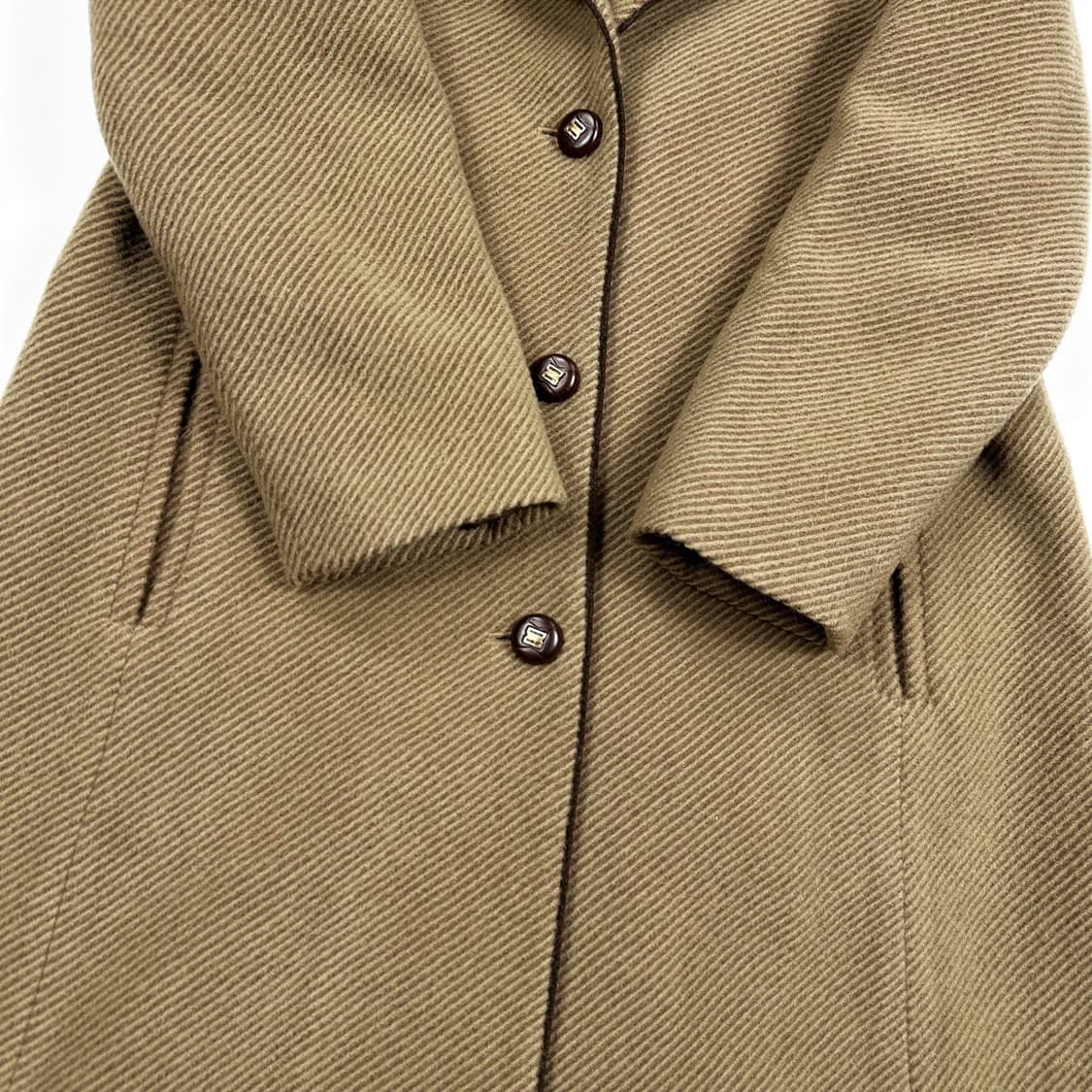 닥스 클래식 베이지 우먼 롱코트 자켓 (L 여성추천) 상품이미지5