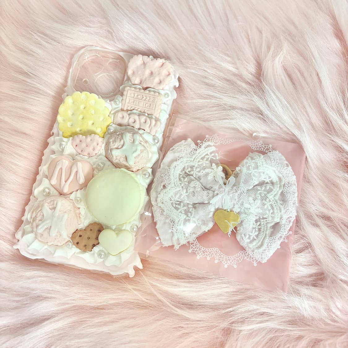 슈크크 리본키링 슈크르엔젤 케이스 세트 히메갸루 라떼갸루 상품이미지1