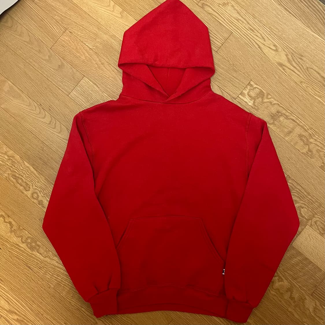 [M] 90s USA 러셀 빈티지 후드 레드 상품이미지2