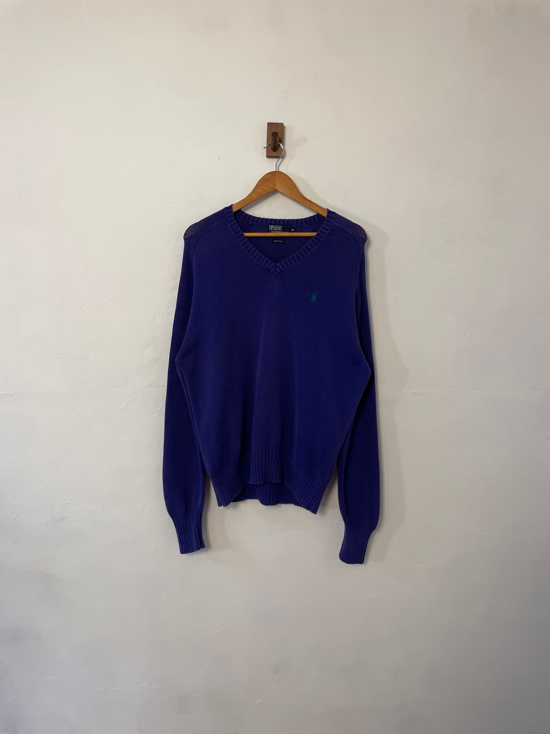 폴로 브이넥 코튼 니트  상품이미지1