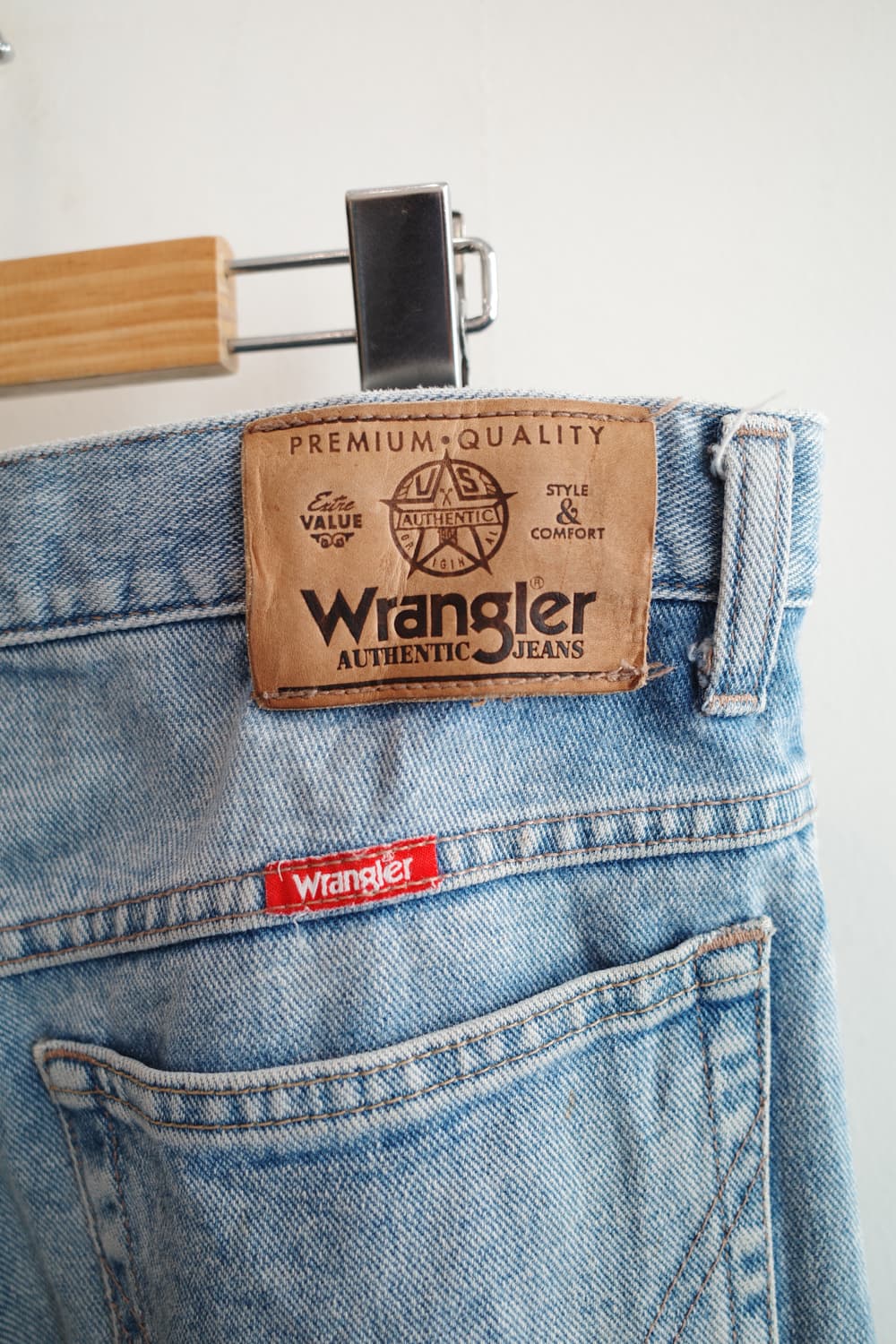 Wrangler 랭글러 연청 데님팬츠 (33인치) 상품이미지6