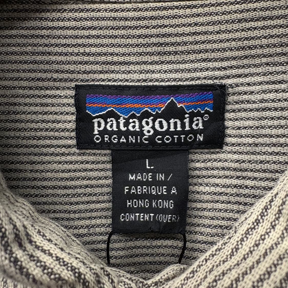 90s 파타고니아 오가닉 코튼 스트라이프 워크셔츠 N177 상품이미지7