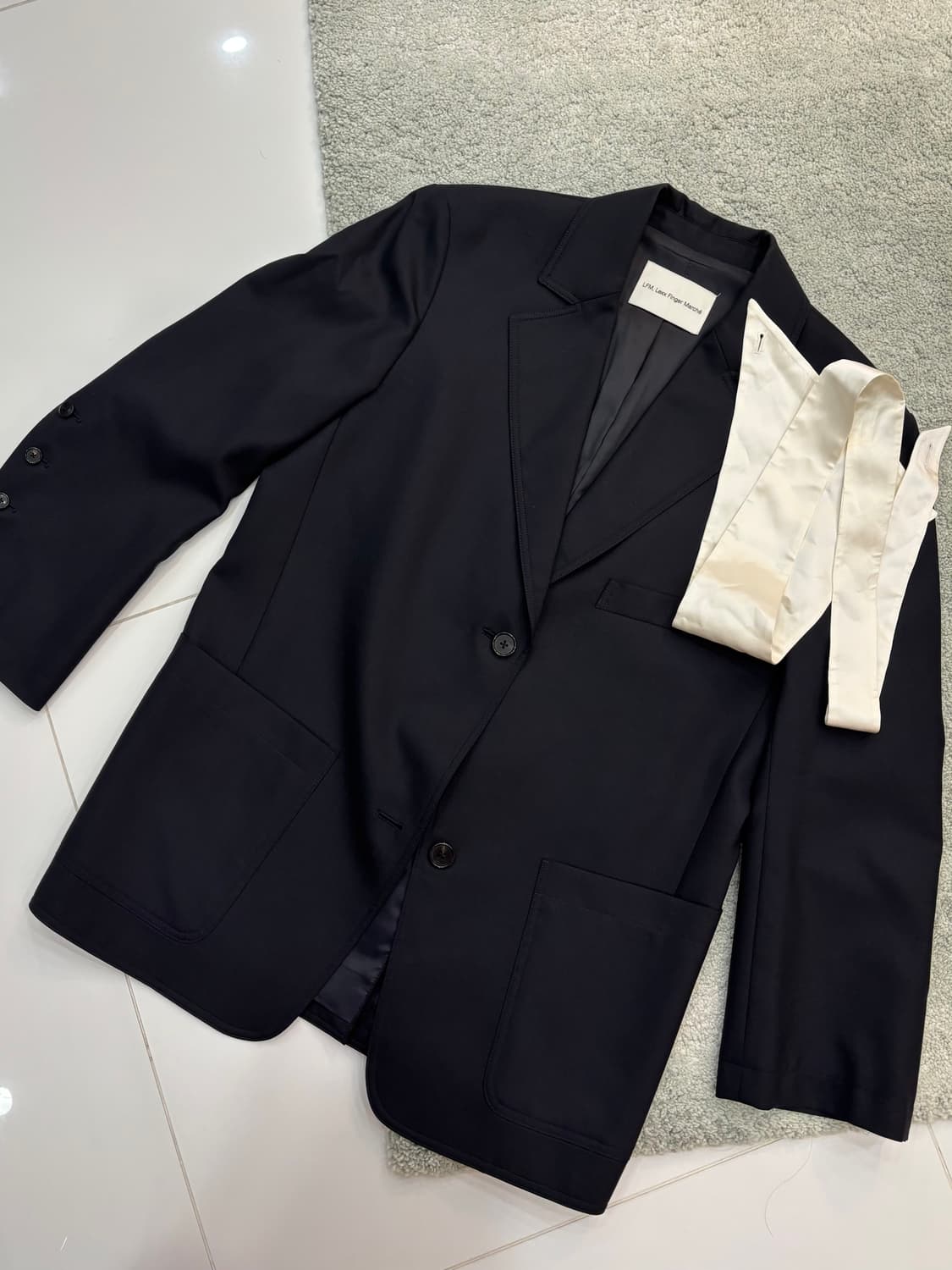 LFM / 실크 스카프 블레이저 상품이미지1